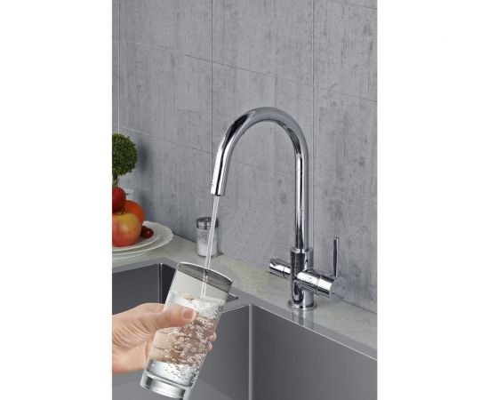 Смеситель для кухни Rossinka с подключением к фильтру с питьевой водой Z35-28 – изображение 5