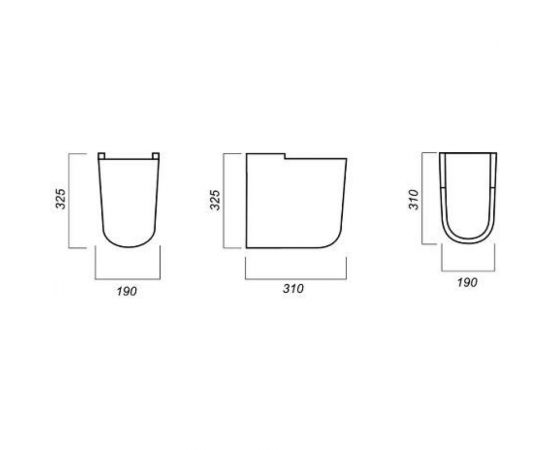 Полупьедестал Sanita Luxe Best белый, в комплекте с креплением 00013970 BSTSLSP01 – изображение 5