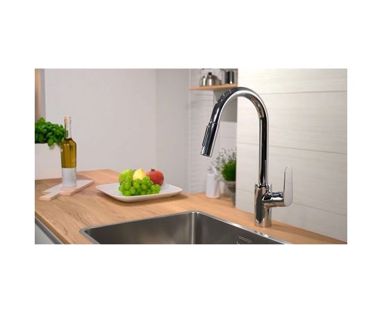 Смеситель для кухни, вытяжной излив HANSGROHE 31815000 Focus 00000031163 – изображение 7