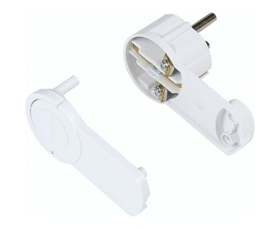 Электрическая плоская вилка Alfa со скрытой ручкой с заземлением, ABS-пластик, 16А, 250В 30100059 – изображение 8