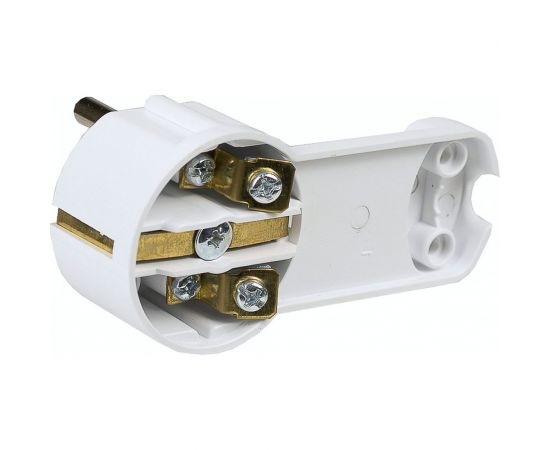 Электрическая плоская вилка Alfa со скрытой ручкой с заземлением, ABS-пластик, 16А, 250В 30100059 – изображение 9