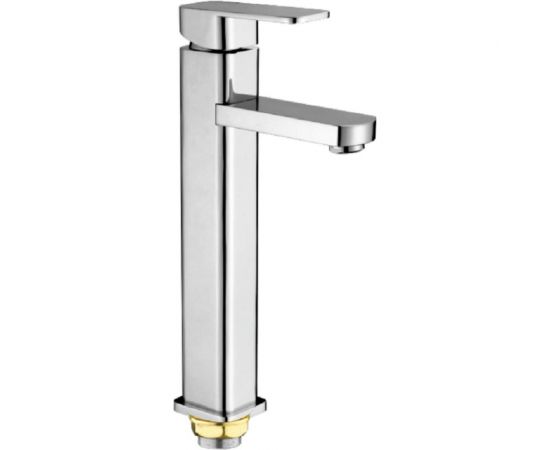 Смеситель для раковины Rainsberg хром, однорычажное управление, фиксированный излив R1001-1F 