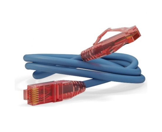 Патч-корд Hyperline PC-LPM-UTP-RJ45-RJ45-C5e-0.5M-LSZH-BL U/UTP, Cat.5e 100% Fluke Compon 229947 