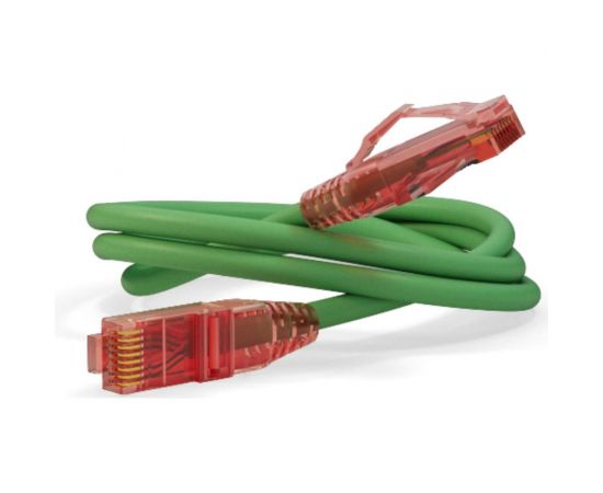 Патч-корд Hyperline PC-LPM-UTP-RJ45-RJ45-C5e-0.5M-LSZH-GN U/UTP, Cat.5e 100% Fluke Compon 229949 