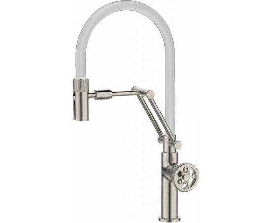 Смеситель для кухни IDDIS Grange с гибким изливом, сатин GRABNFLi05 