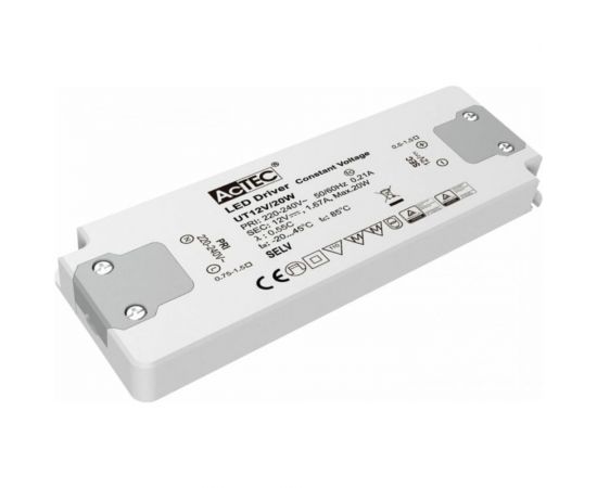 Блок питания AcTEC 24В, 30Вт, IP20, 1.25A, 155x53x16мм UT24V/30W 