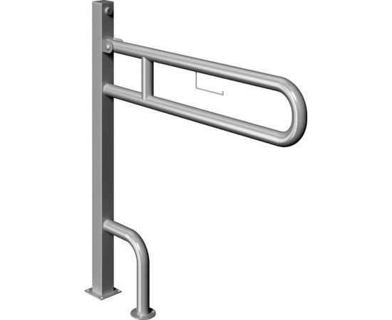 Откидной напольный поручень PALITRA TECHNOLOGY с фиксатором, 970x190x840 мм 82019-2-N 