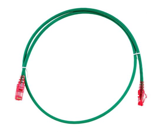Патч-корд Hyperline PC-LPM-UTP-RJ45-RJ45-C5e-1M-LSZH-GN U/UTP, Cat.5е 30857 