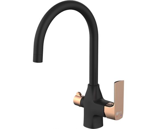 Смеситель для кухни Lemark Ursus с подключением к фильтру с питьевой водой LM7261BLR 