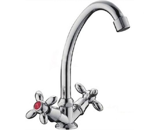 Смеситель для кухни FRAP F4027 1/2 керамическая кран-букса, крест овал 509247 