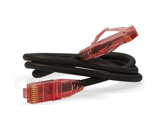 Патч-корд Hyperline PC-LPM-UTP-RJ45-RJ45-C5e-0.3M-LSZH-BK U/UTP, Cat.5е 229930 