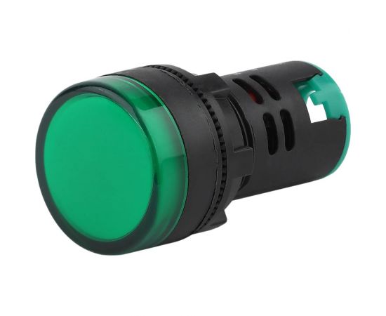Лампа ЭРА AD22DS(LED)матрица, d22мм, зеленый, 24В, AC/DC, 10/1000/12000 Б0045611 
