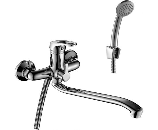 Смеситель для ванны Rossinka с S-образным изливом B35-34 