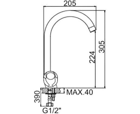 Смеситель для умывальника LEDEME L1126 65800 – изображение 2