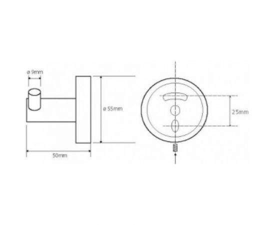 Двойной крючок BEMETA OMEGA 104106032 – изображение 2