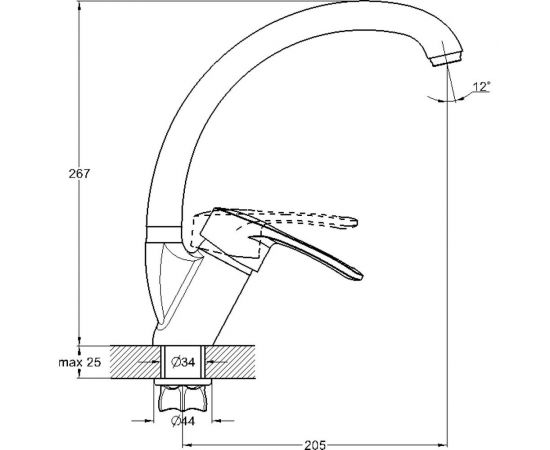 Смеситель для кухни Solone KAK4-A043 – изображение 2