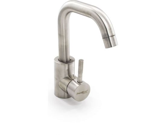 Однорычажный смеситель для кухни РемоКолор нержавеющая сталь, картридж 40 мм 67-0-781 – изображение 2