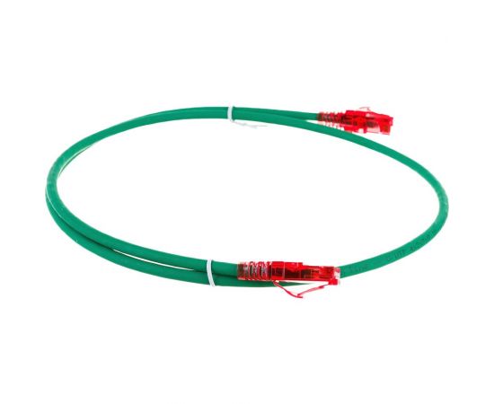 Патч-корд Hyperline PC-LPM-UTP-RJ45-RJ45-C5e-1M-LSZH-GN U/UTP, Cat.5е 30857 – изображение 2