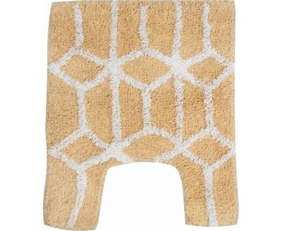Набор: 2 ковра Аквалиния Лабиринт бежевый, 40х45x50х80 см S-0505-80a – изображение 3