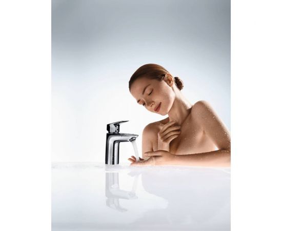 Смеситель для раковины HANSGROHE Logis 100 push-open 71107000 00000042850 – изображение 3