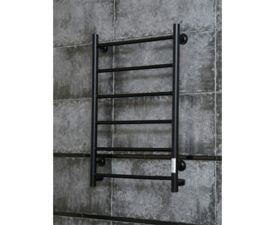 Электрический полотенцесушитель TERMOsmart Премьер 500x800 мм, 6 перекладин, черный матовый PR50/80BKE – изображение 3