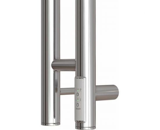 Электрический полотенцесушитель Point Деметра П3 80x1200, диммер справа, хром PN12812 – изображение 3