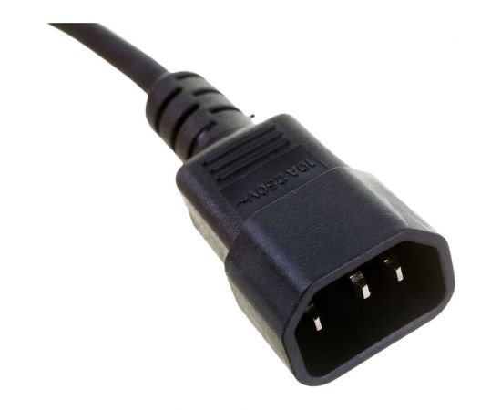 Шнур питания LANMASTER C19-C14, 3х0.75, 220В, 10А, черный, 1.5 метра LAN-PP19/14-1.5-BK – изображение 3
