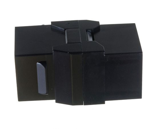 Проходной адаптер Hyperline CA2-KJ-C6-BK (coupler), RJ-45(8P8C) формата Keystone Jack 444915 – изображение 4