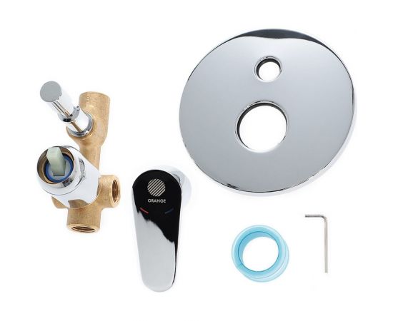 Смеситель монтируемый в стену с переключателем Orange M22-500cr – изображение 4