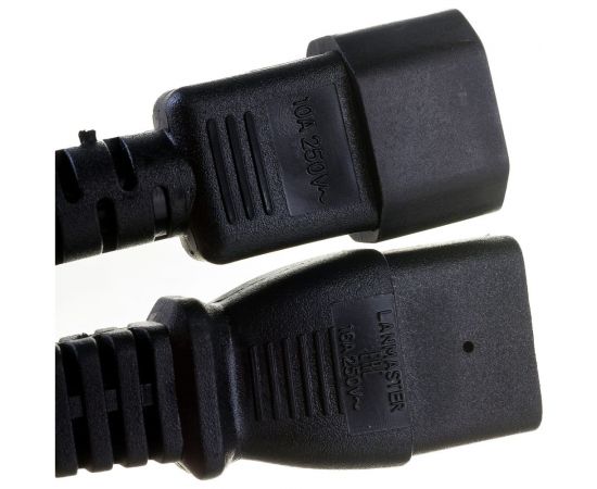Шнур питания LANMASTER C19-C14, 3х0.75, 220В, 10А, черный, 1.5 метра LAN-PP19/14-1.5-BK – изображение 4