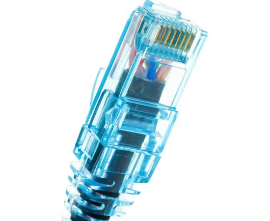 Патч-корд Hyperline PC-LPM-UTP-RJ45-RJ45-C6-0.3M-LSZH-BK U/UTP, Cat.6 (100% Fluke Component Tested), LSZH, 0.3 м, черный 230182 – изображение 4