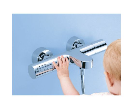 Настенный смеситель RAVAK термостатический, для ванны, без гарнитуры Termo 300 TE 023.00/150 X070097 00000049415 – изображение 4