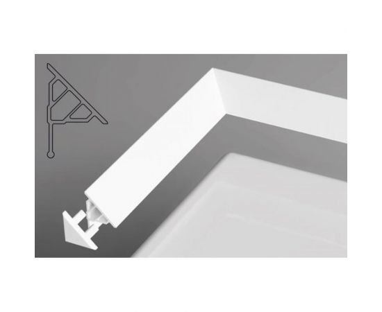 Набор 2 заглушки + 2 угловых соединения для планки 6 RAVAK белый 00000030998 B440000001 – изображение 4