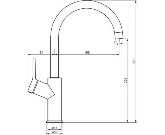 Смеситель для кухни Damixa Eclipse никель DX310720400 – изображение 5