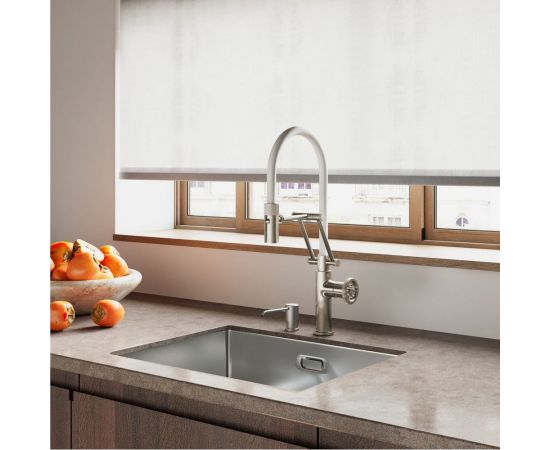 Смеситель для кухни IDDIS Grange с гибким изливом, сатин GRABNFLi05 – изображение 6