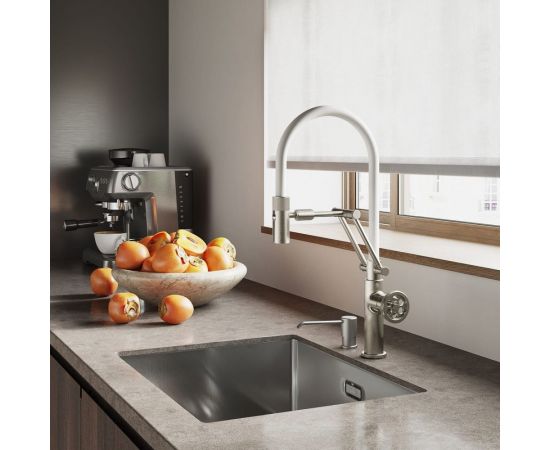 Смеситель для кухни IDDIS Grange с гибким изливом, сатин GRABNFLi05 – изображение 7