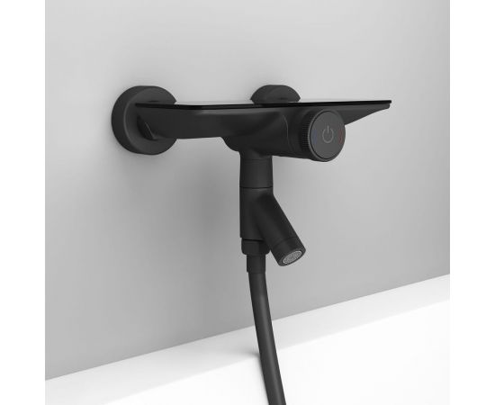 Смеситель для ванны IDDIS Shelfy с управлением Push Control, черный матовый SHEBLBTi02WA – изображение 8