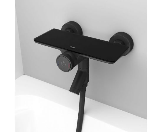 Смеситель для ванны IDDIS Shelfy с управлением Push Control, черный матовый SHEBLBTi02WA – изображение 9