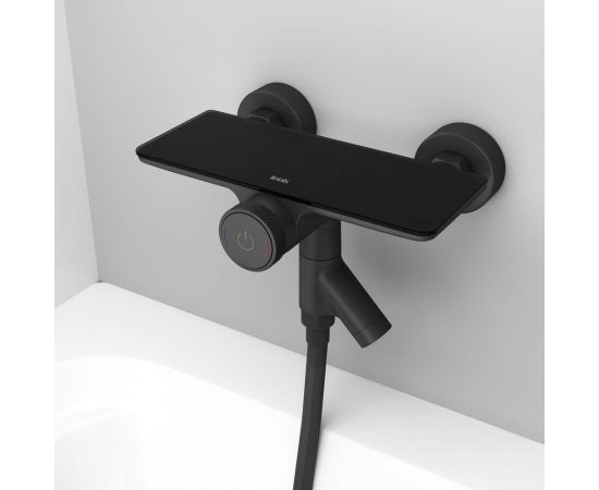 Смеситель для ванны IDDIS Shelfy с управлением Push Control, черный матовый SHEBLBTi02WA – изображение 10