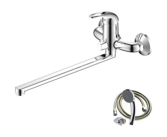 Смеситель для ванны OLIVES Vega с длинным изливом 12221VE 