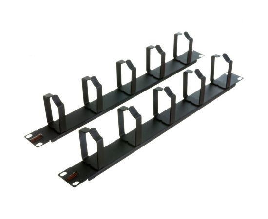 Кабельный органайзер FLAMES OK 600 19 1U 5 колец 60 мм 2 шт 3304.00.00-01 