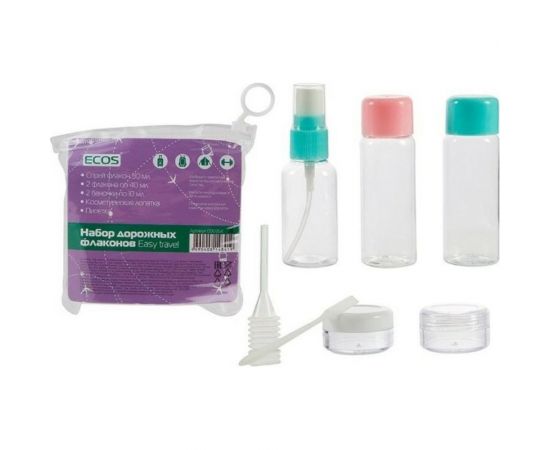 Набор дорожных флаконов Ecos Easy travel 006954 
