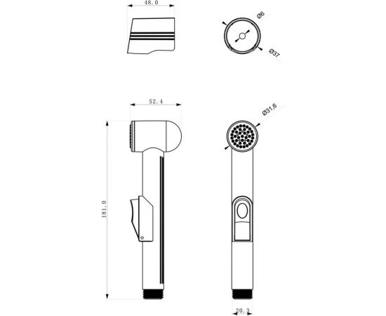 Гигиенический душ Lemark LM8059C – изображение 2