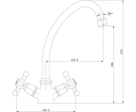 Смеситель для кухни Lemark Promotion LM6040C – изображение 2