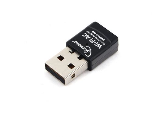 Сетевой двухдиапазонный Wi-Fi Gembird мини USB-адаптер 600 Мбит USB 802.11b/g/n/ac/а WNP-UA-008 – изображение 2
