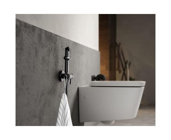 Смеситель с гигиеническим душем Lemark Solo встраиваемый LM7166BL – изображение 3