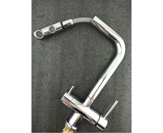 Смеситель для кухонной мойки OUTE с отдельным выходом под фильтр T610003B – изображение 3