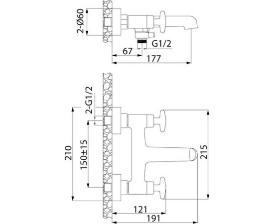 Смеситель для ванны IDDIS Acros ACRSB02i02WA – изображение 4