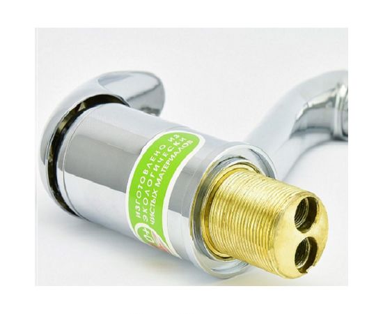 Одноручный смеситель для умывальника Juguni с гибкой подводкой 0402.940C – изображение 5