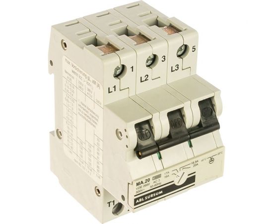 Автоматический выключатель защиты электродвигателей ABL MA20 MA20M 